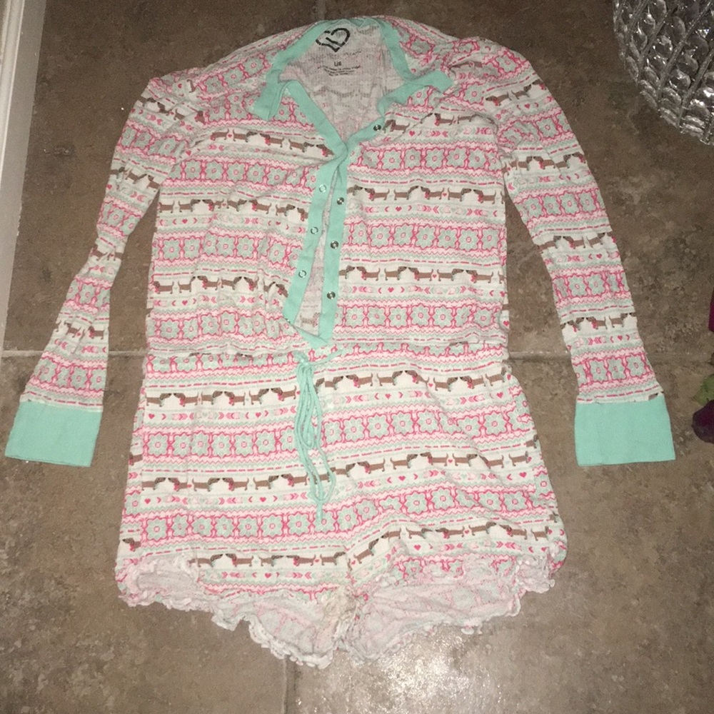 An Aeropostale sleeping romper
